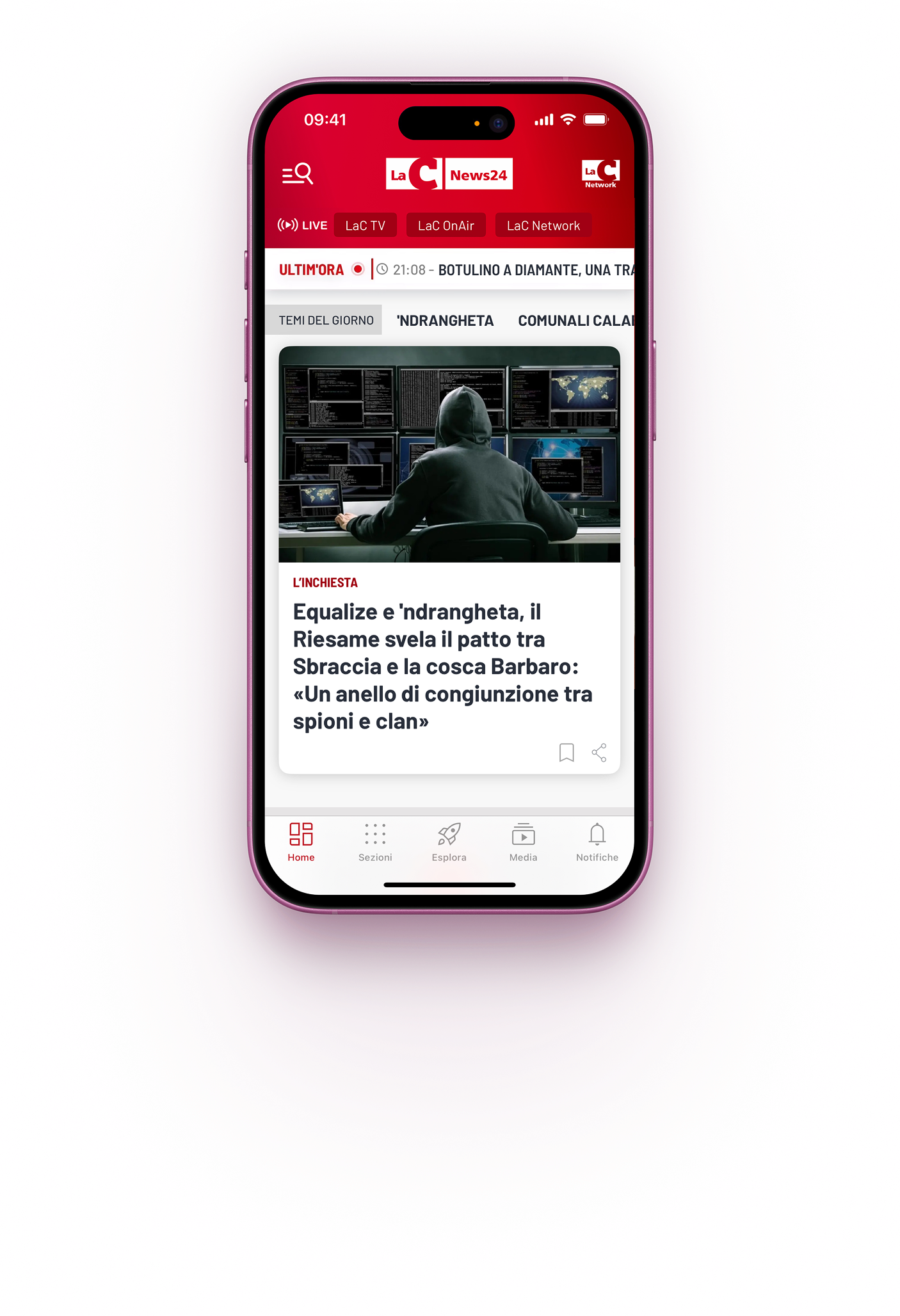 App LAC News24 screenshot