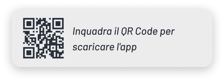 Download App con il QR Code